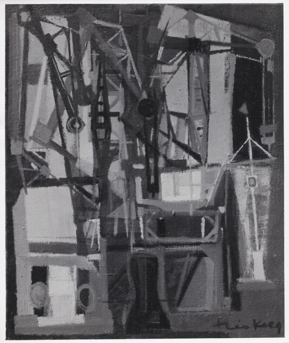 1952 A Dieppe – huile sur toile, coll. part. Philadelphia