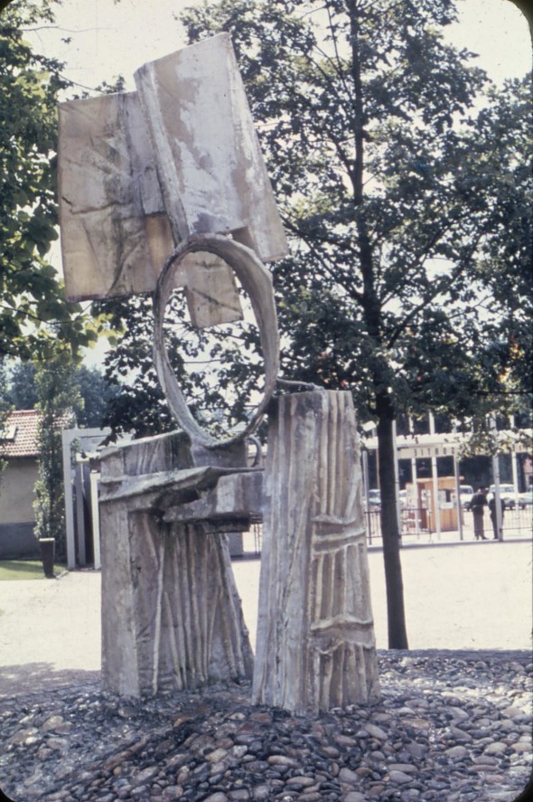 1969 Sculpture H2O en résines synthétiques aux Floralies aux Bois de Vincennes à Paris