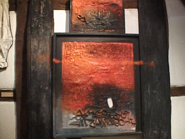 1989 Musée Théo Kerg Schriesheim-Heidelberg, Hommage à Ezra Pound, ,1959-1967, 182 x 128 cm