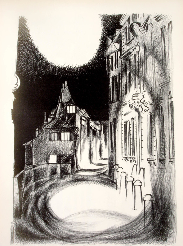 1947  Bâle 07, Les ogives de la nuit, litho, 1.10.1947