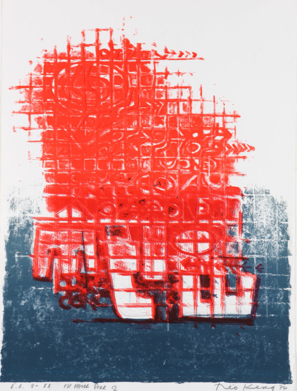 Théo Kerg, ose donc être2, II-XX,Litho, épreuve d’artiste, 1974, Kunstmuseum Bayreuth