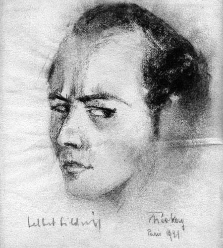 1931 Autoportrait, dessin