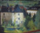 1943 Vue sur Ehnen huile sur carton 35 x 42 cm