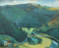 1943 Vue des Ardennes dans l’Oesling, huile sur panneau, 35 x 42 cm