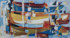 1954 Langoustiers à quai, huile sur toile, 80 x 150 cm