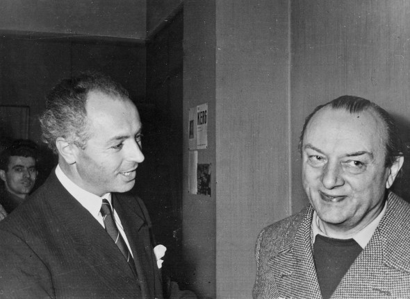 Théo Kerg  rencontre le peintre italien Massimo Campigli en 1951 à la Galleria del Naviglio à Milan