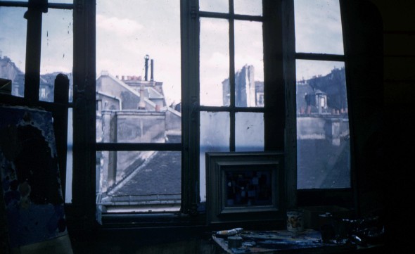 Atelier de Théo Kerg en 1955 à Paris